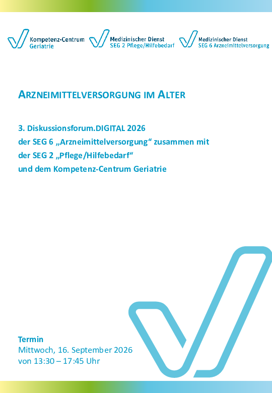 Prospekt der digitalen Dskussionsveranstaltung