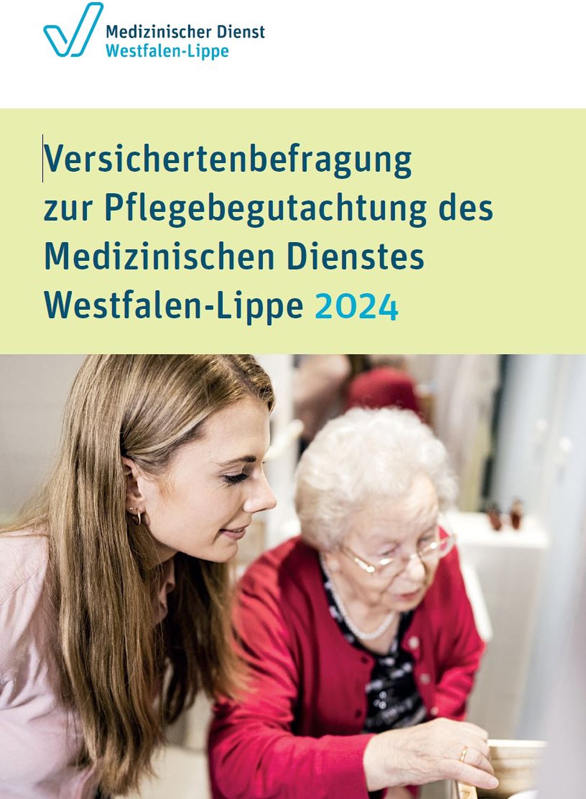 Cover der Versichertenbefragung 2024
