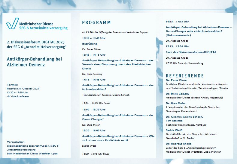 Das Programm des Diskussionsforums Digital 2025